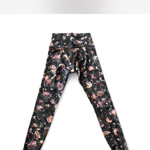 Lululemon Athletica Wunder Under Floral Patterned Leggings Size 4 - Picture 7 of 9
